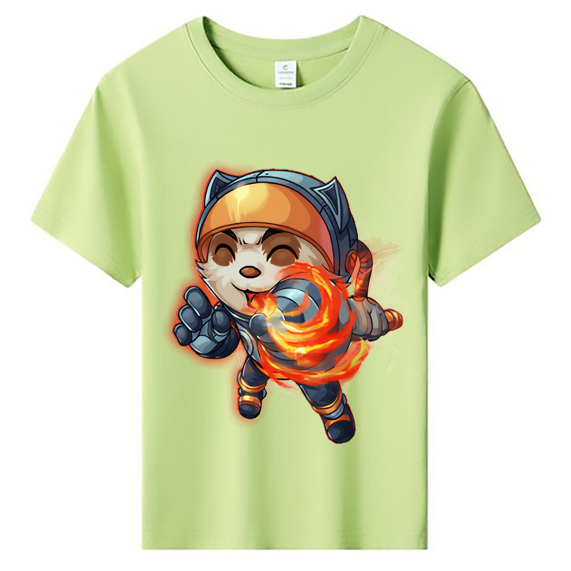 （画像用） リーグ・オブ・レジェンド League of Legends LOL 綿100％キッズTシャツ（フロントプリント）